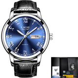 Stainless Steel Gold Watch Men's