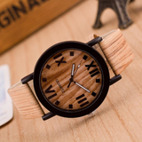 Wooden Quartz Women Watches