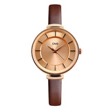 CIVO 2018 New Brown Leather Strap Watch