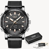 2019  Analog Digital Quartz Watch Men