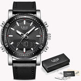 2019  Analog Digital Quartz Watch Men