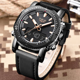 2019  Analog Digital Quartz Watch Men