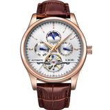 Leather Tourbillon Watch