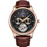 Leather Tourbillon Watch