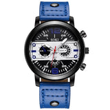 Couple Leather Band Men's watch