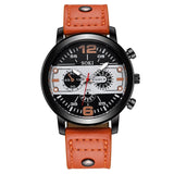 Couple Leather Band Men's watch